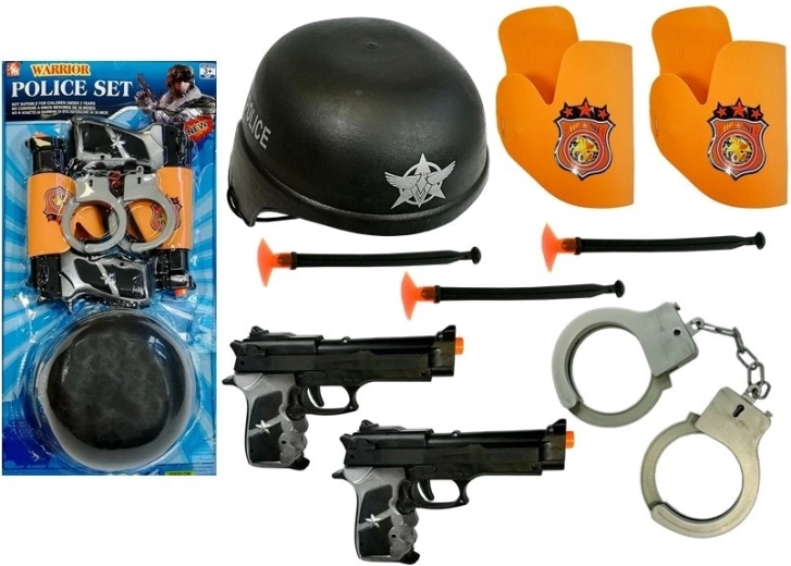 Set da polizia per bambini con armi e manette