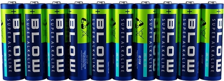 BLOW batterie super alcaline AA (LR6) 10 pz