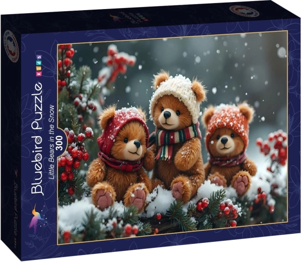 Puzzle Bluebird Orsetti nella neve 300 pezzi