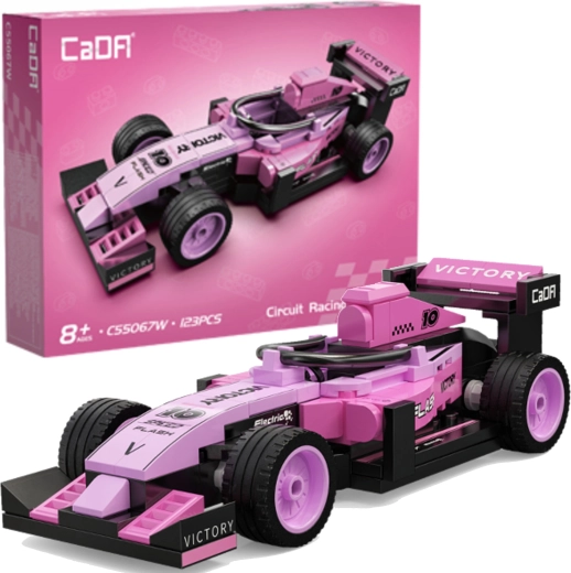 Costruzione CaDA auto da corsa Circuit racing car pink (123 pezzi)