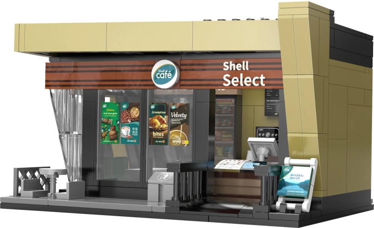 CaDA Shell Select Café costruzioni in scala 1:30