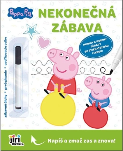 Divertimento infinito – quaderno creativo cancellabile Peppa Pig