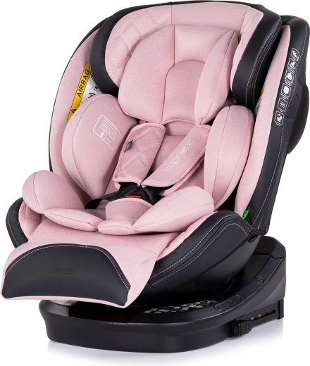 Seggiolino auto CHIPOLINO Hypnotic i-Size 40–150 cm, ISOFIX, rotazione a 360°, Pink Marshmallow