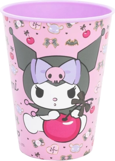 Bicchiere di plastica Kuromi - 1 pezzo