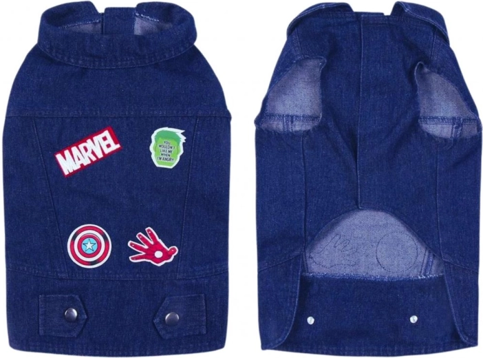 Vestitino in denim per cane Marvel taglia M - 1 pezzo