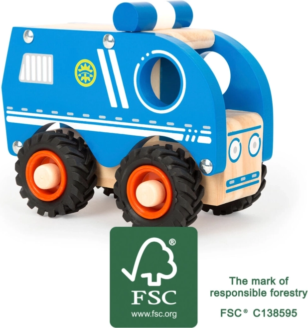 Small Foot auto della polizia in legno