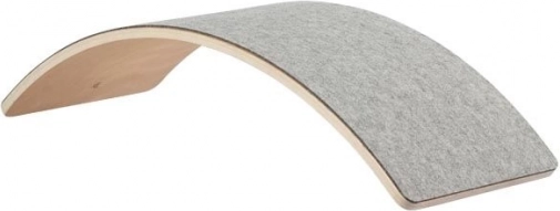 Tavola oscillante mezzaluna con rivestimento in tessuto