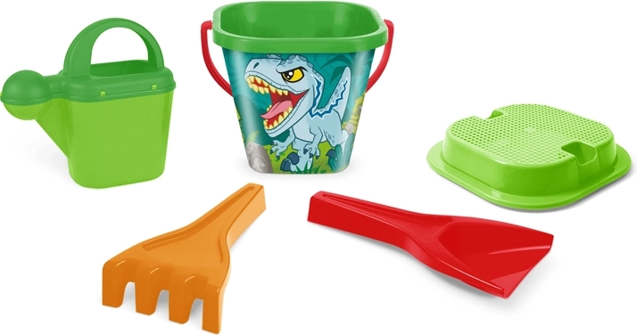 Wader Jurassic World Explorers set da sabbia 5 pezzi
