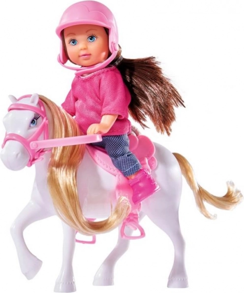 Bambola EVI con cavallo