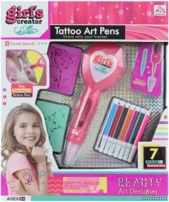 Set per tatuaggi a batteria per ragazze