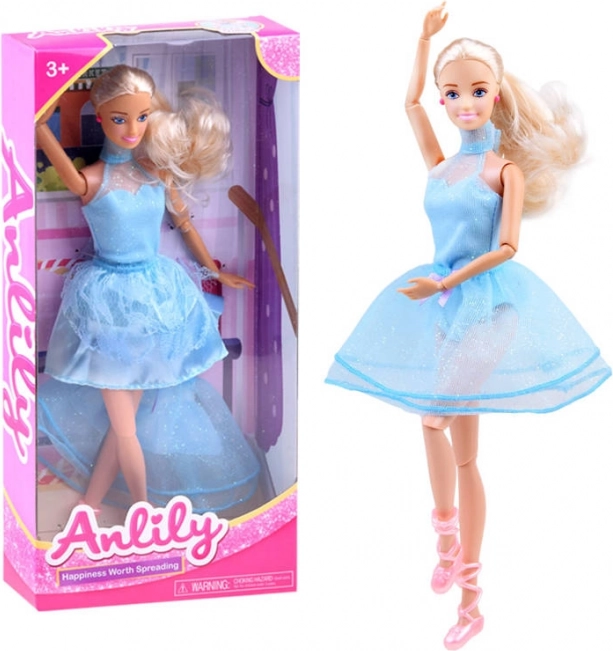 Anlily ballerina in abito blu