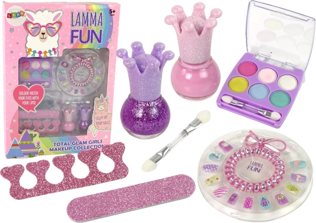 Lama divertente - set cosmetico per bambini