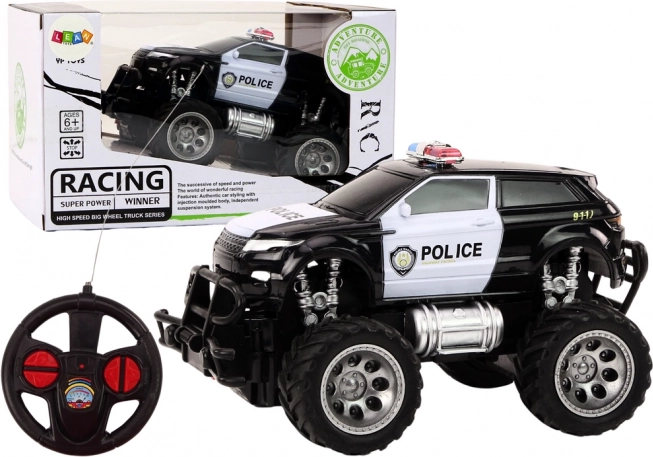 Auto della polizia fuoristrada RC radiocomandata 1:24