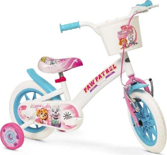 Bicicletta per bambini TOIMSA Paw Patrol 12 pollici bianco‑rosa