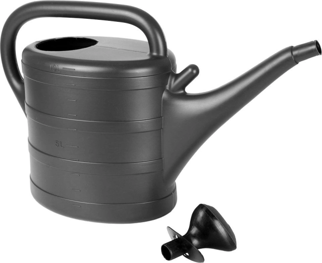 Annaffiatoio in plastica grigio 10 l