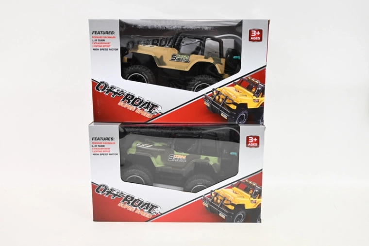 Jeep militare radiocomandato con pacco batteria