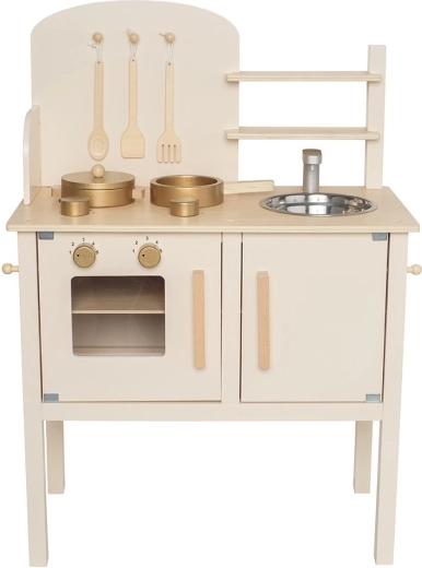 Jabadabado cucina in legno per bambini naturale