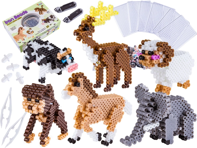Perline da stirare 3D – animali 3000 pz