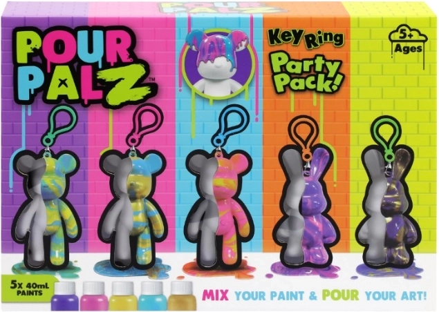 Pour Palz orsetto – kit creativo per colare e decorare ciondoli (5 pz)