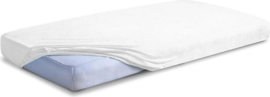 Lenzuolo con angoli premium in spugna Babymatex 70 × 140 cm bianco