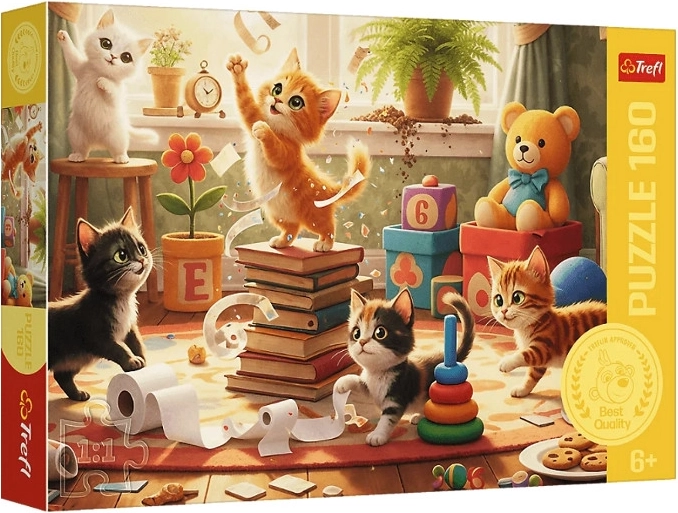 Puzzle Trefl Monellerie dei gatti 160 pezzi
