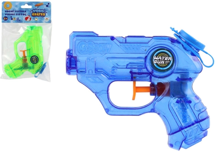 Pistola ad acqua trasparente per bambini 11 cm - 1 pezzo
