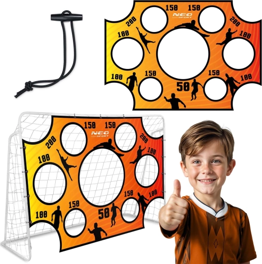 Telo da tiro Neo-Sport per porta da calcio 215 × 150 cm