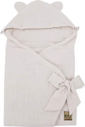 EKO copertina in mussola per seggiolino auto Beige 110 × 100 cm