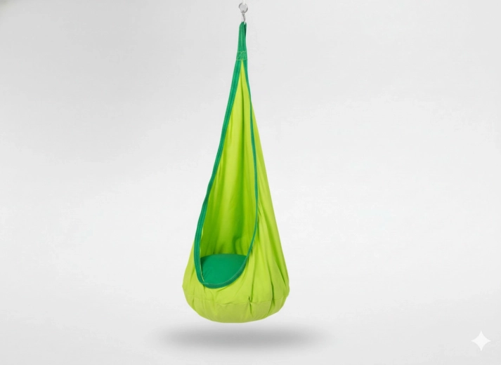 Nido sospeso per bambini 70 × 150 cm verde