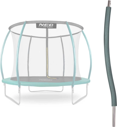 Neo-Sport parte inferiore del palo per trampolino tipo C 8–14 ft verde
