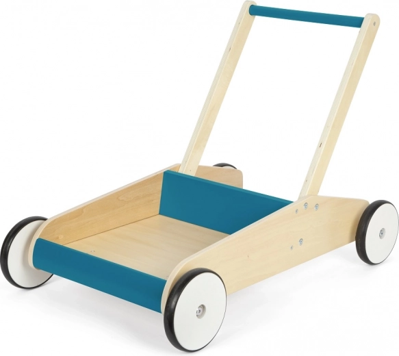 Small Foot carrello primi passi in legno blu