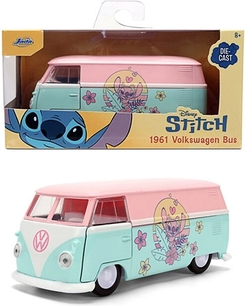 Jada Stitch & Angel VW Bus in metallo 1:32
