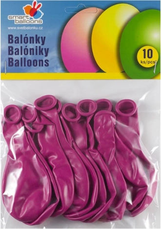 Set Palloncini Gonfiabili 10 pezzi fucsia 26 cm