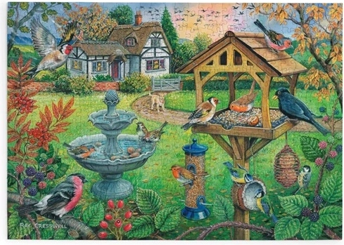 House of Puzzles Mangiatoia per uccelli – puzzle da 500 pezzi grandi
