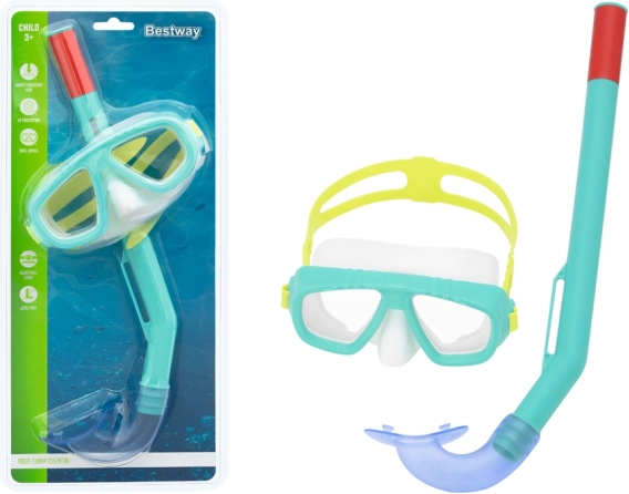 Set da snorkeling per bambini BESTWAY – maschera e boccaglio, turchese