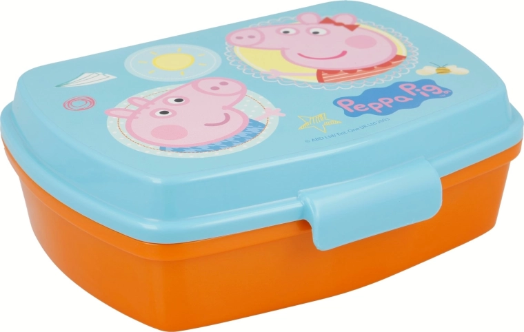 Stor scatola porta merenda Peppa Pig