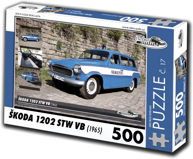 Puzzle auto d’epoca Škoda 1202 STW VB 500 pezzi