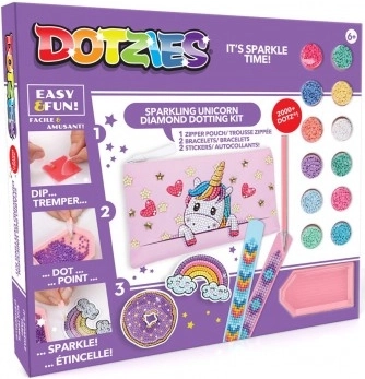 Set creativo Unicorno con diamanti scintillanti