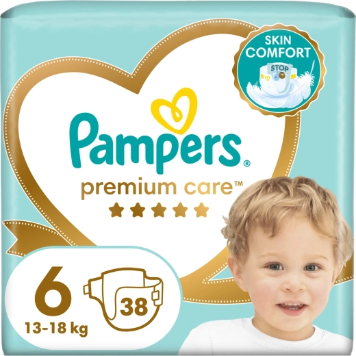 Pampers Premium Care pannolini per bambini taglia 6 (13 kg+) 38 pz