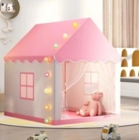 Tenda per bambini rosa a forma di casetta