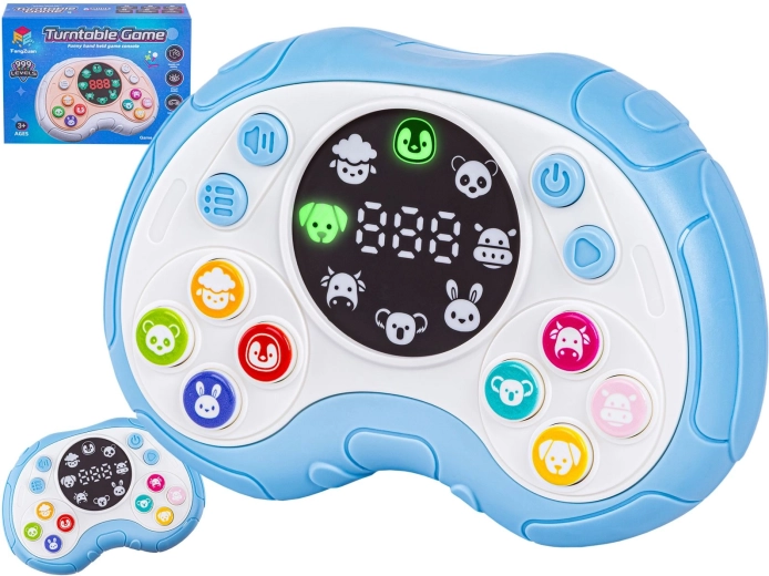 Gioco educativo elettronico di memoria – gamepad per bambini con display blu - 1 pezzo