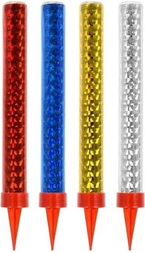 Fontana party colorata 12 cm, 4 pz