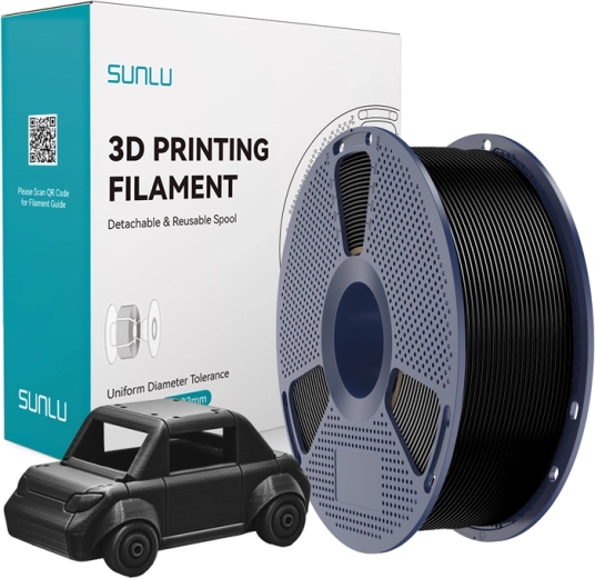 Filamento Sunlu PETG nero