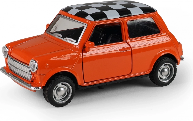 Modello d'auto in metallo Mini Cooper 1:32 (11 cm) con meccanismo a retrocarica