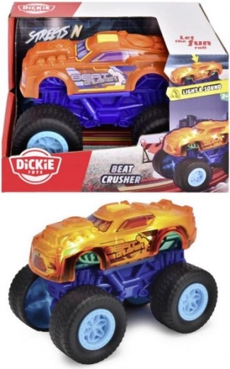 Auto Beat Crusher a frizione 17 cm con luci e suoni