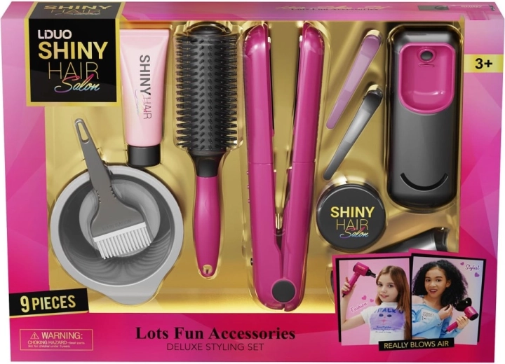 Studio per capelli per bambini con illuminazione a batteria