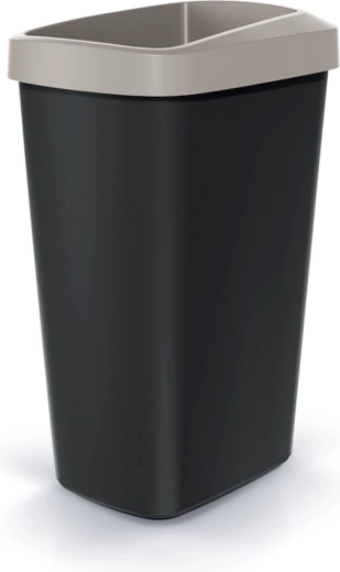 Pattumiera Compacta Q Drop 45 l marrone chiaro