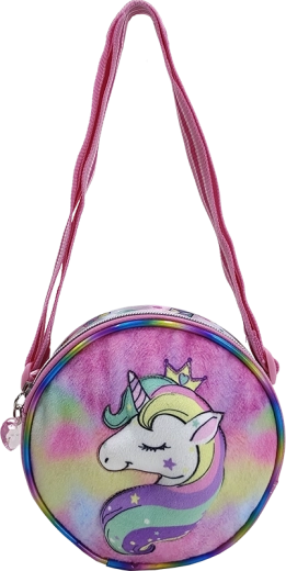 Borsetta unicorno arcobaleno 16 cm