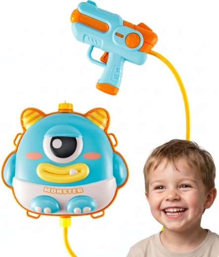 Pistola ad acqua elettrica Woopie UFO Monster con zaino da 2,1 l