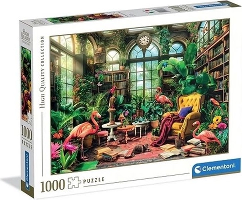 Puzzle Clementoni da 1000 pezzi The Greenhouse Library